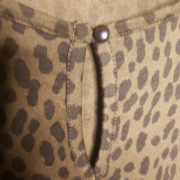 Banana Republic Leopard Print Long Sleeve Tunic - Picture 3 of 6